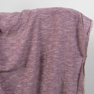 linen cotton purple washed fabric