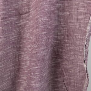 linen cotton purple washed fabric, iregular