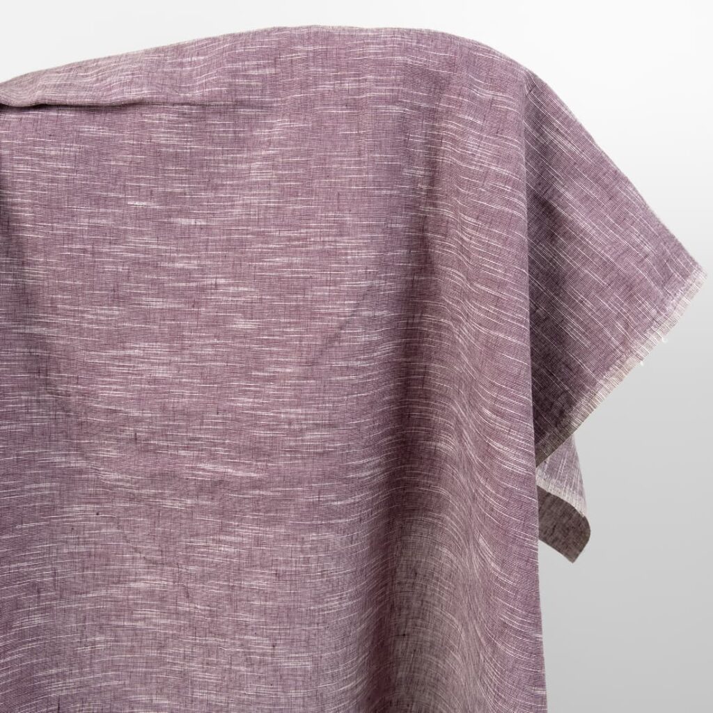 linen cotton purple fabric