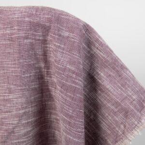 linen cotton purple fabric not washed