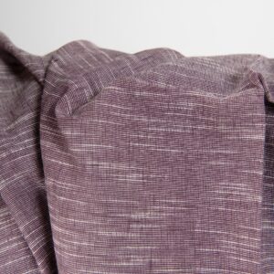 linen cotton purple fabric irregular stripes
