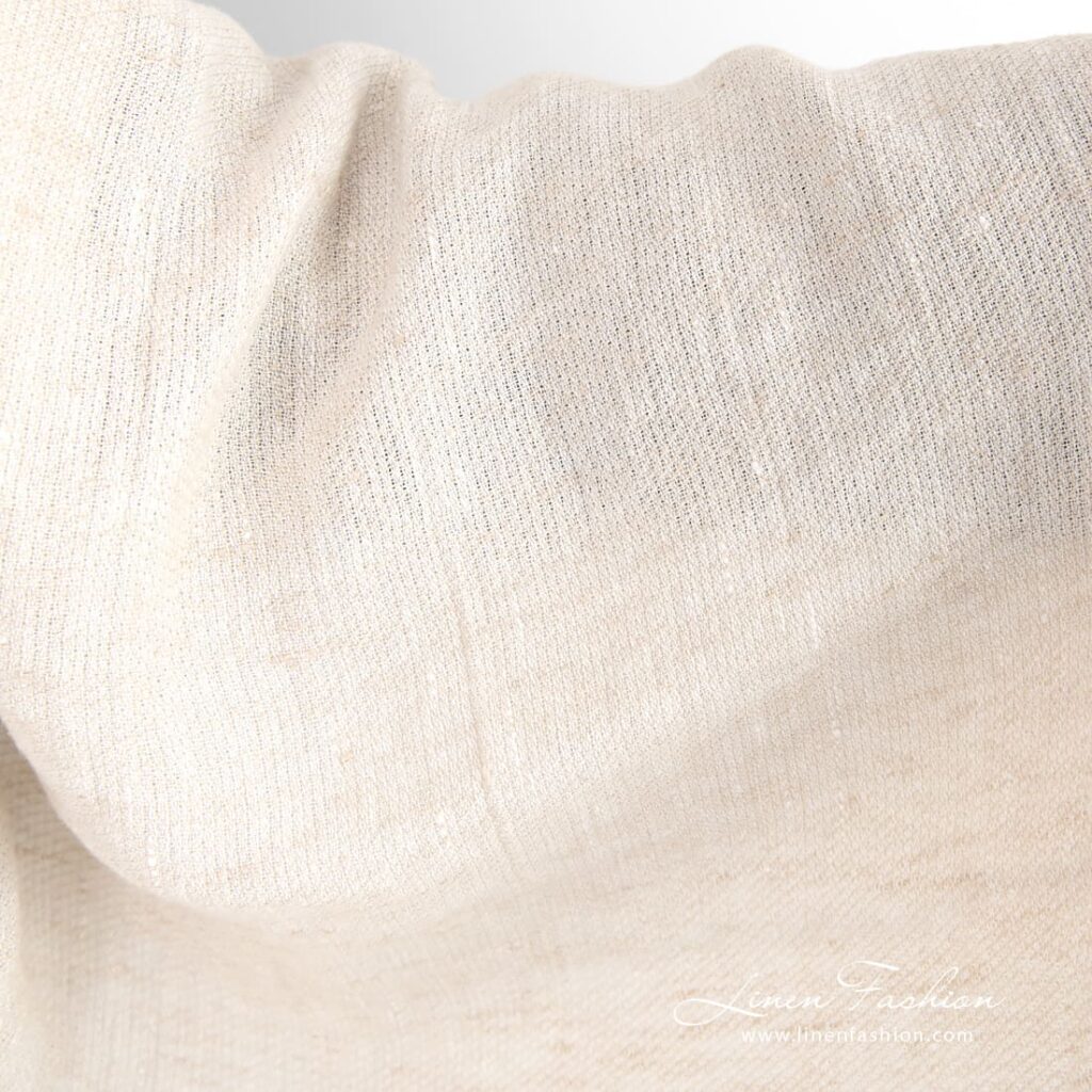 Linen fabric for clothes and home textile