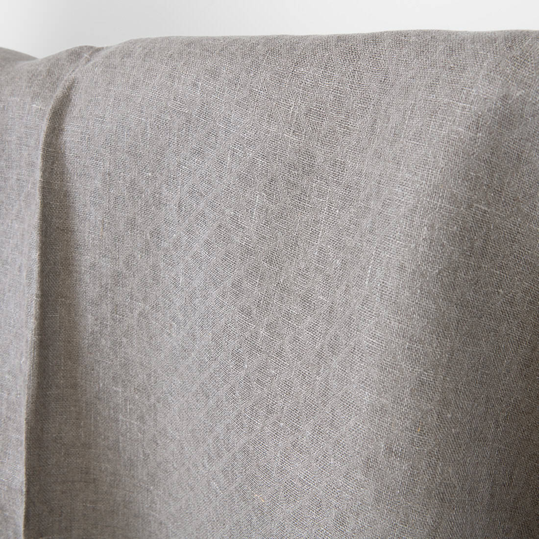 Linen fabric natural jacquard diamonds, undyed linen