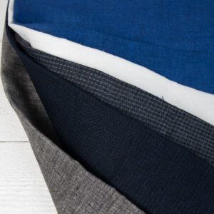 Ľanové odstrižky látky, sada č. 624