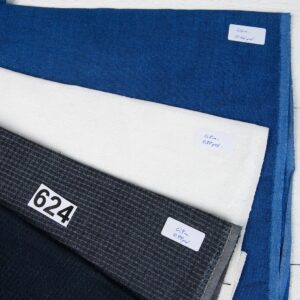 Ľanové odstrižky látky, sada č. 624