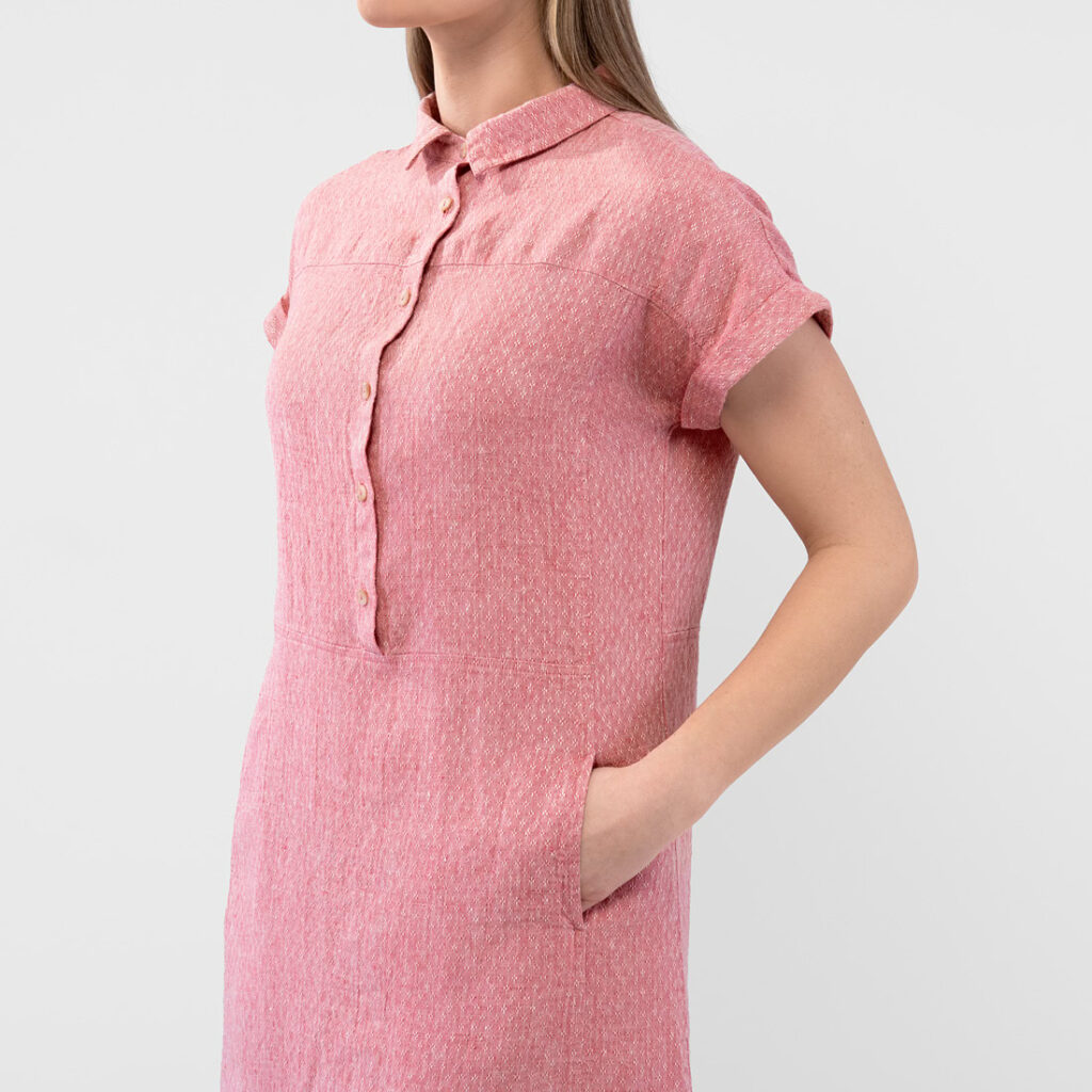 BELINDA Šaty červená – Obrázok 4