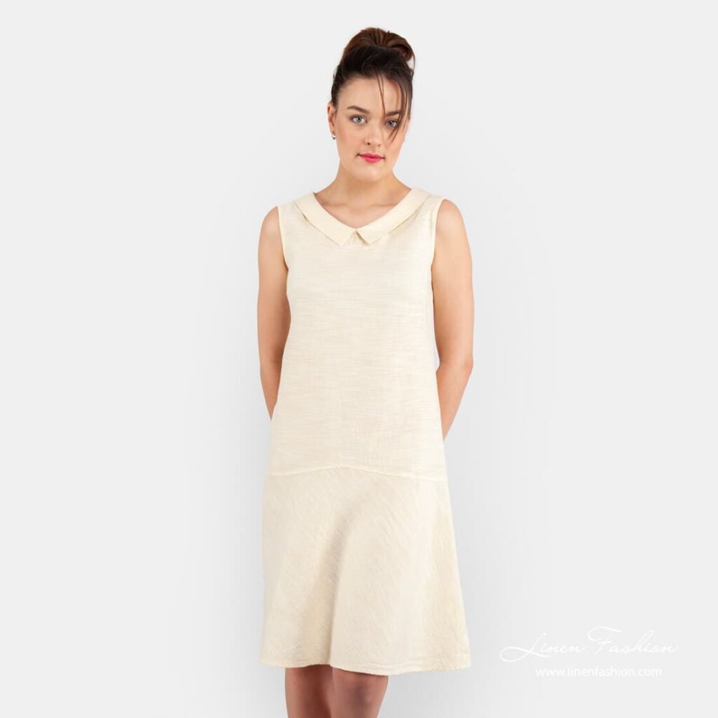 VANILA cream colour dress.