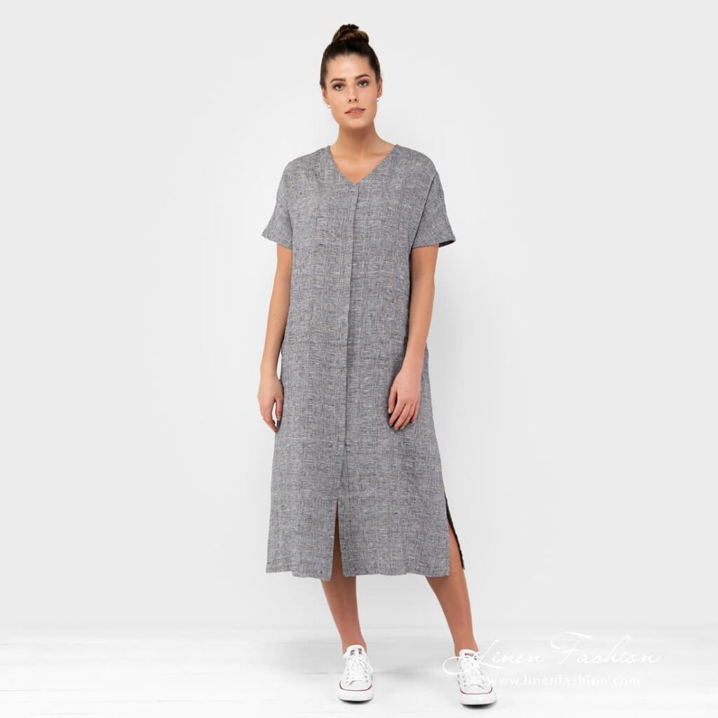TOKYO checked dress.