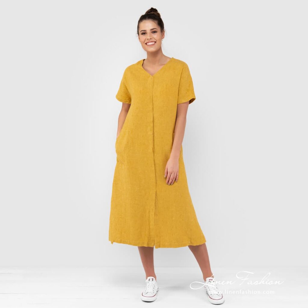 TOKYO yellow dress.