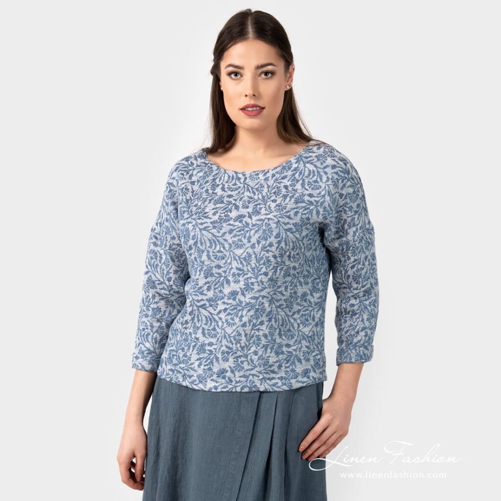BLUET linen cotton blouse