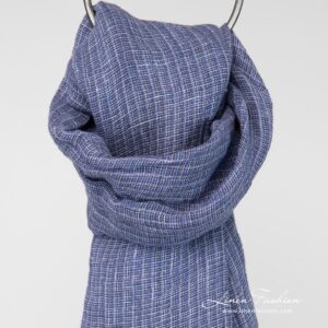 Linen violet scarf