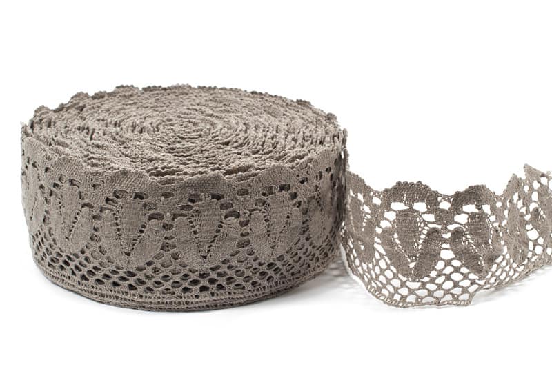 Prírodná ľanová čipka č. 28