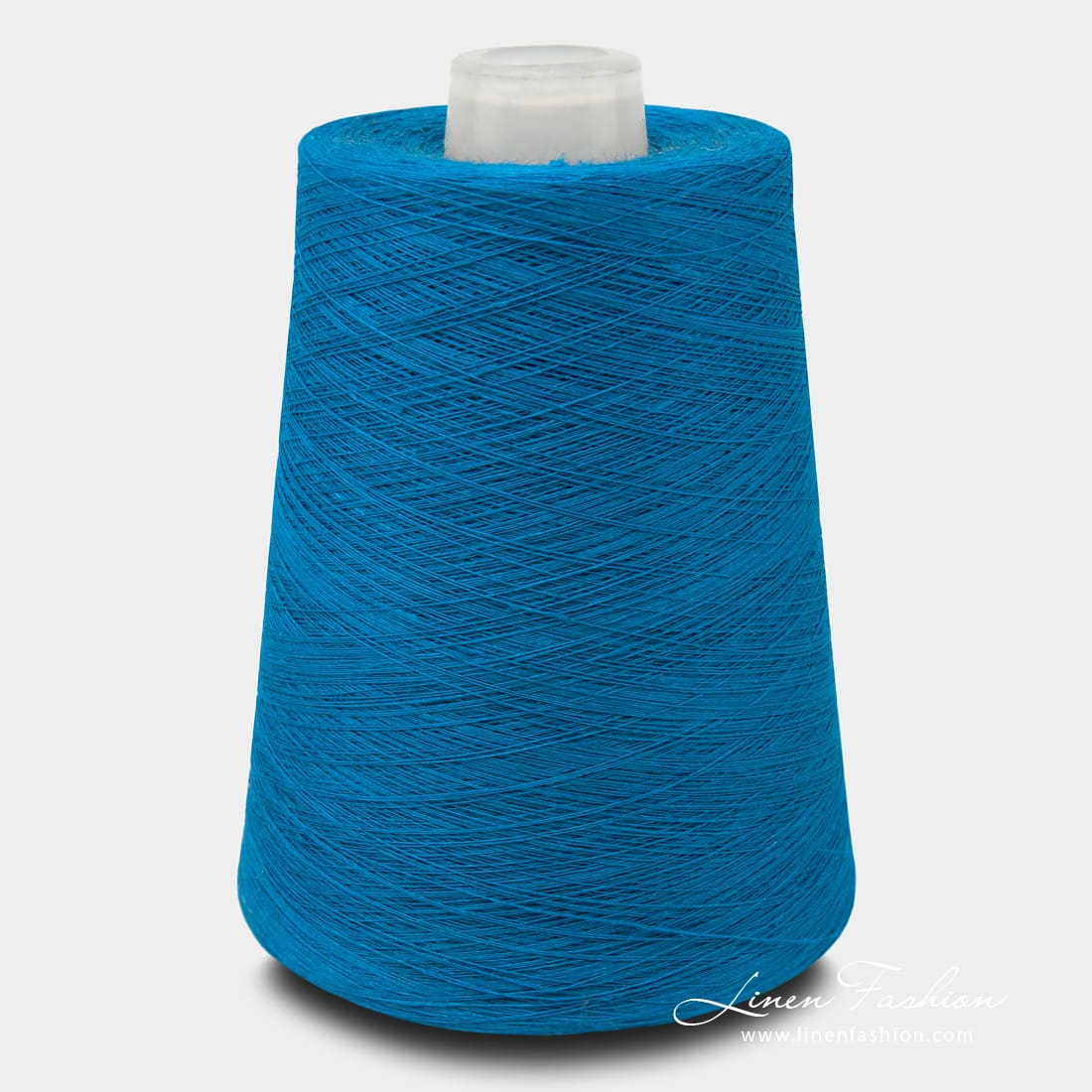 Linen Yarns In Electric Blue Color - 2(26)