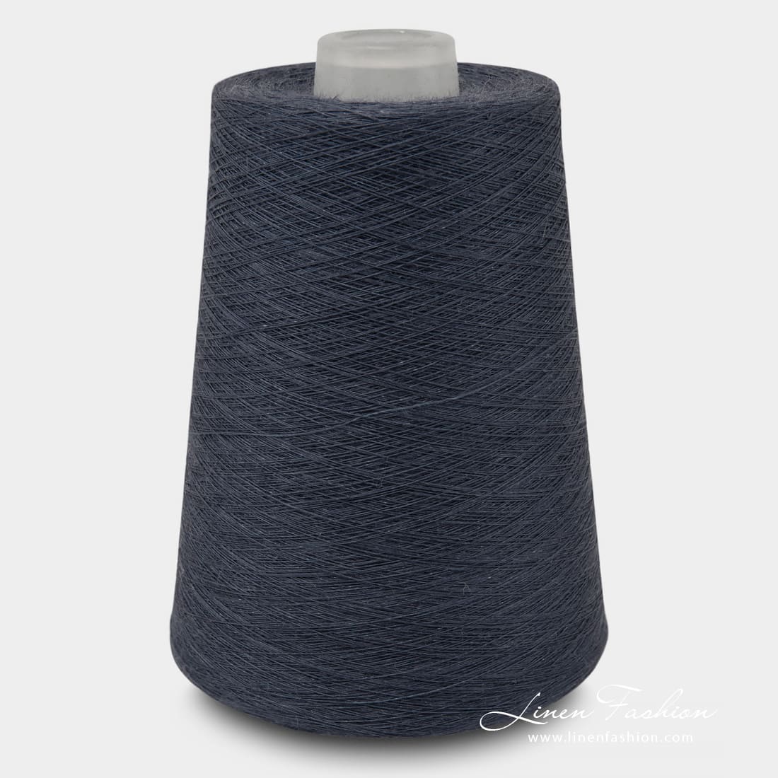 Linen Yarns In Deep Ocean Blue 2(3)