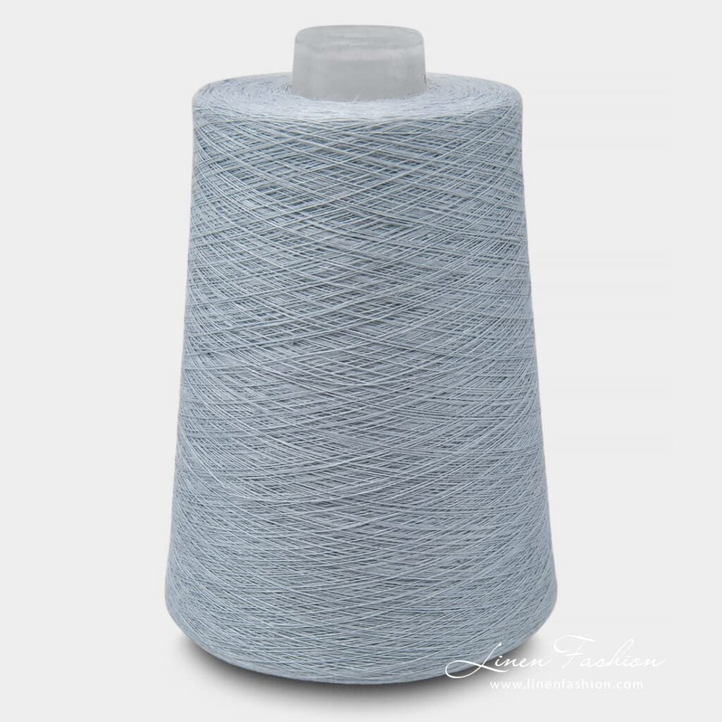 Linen Yarns In Bluish Green Color 4(8)
