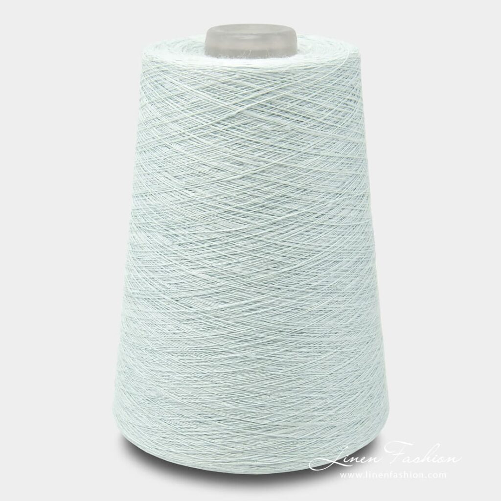 Linen Yarns In Mint Green Color - 4(28)