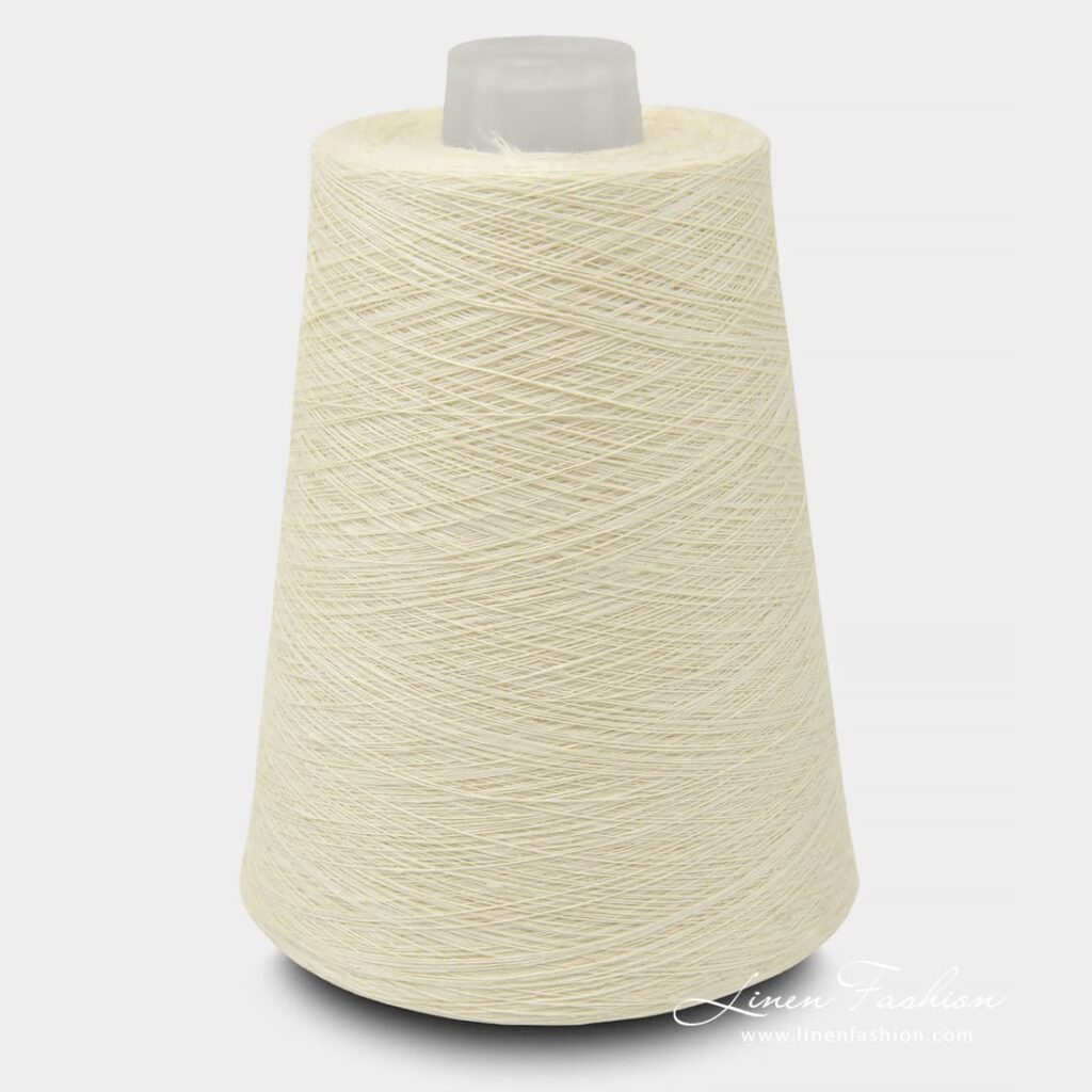 Linen Yarns In Vanilla Color 6(9)