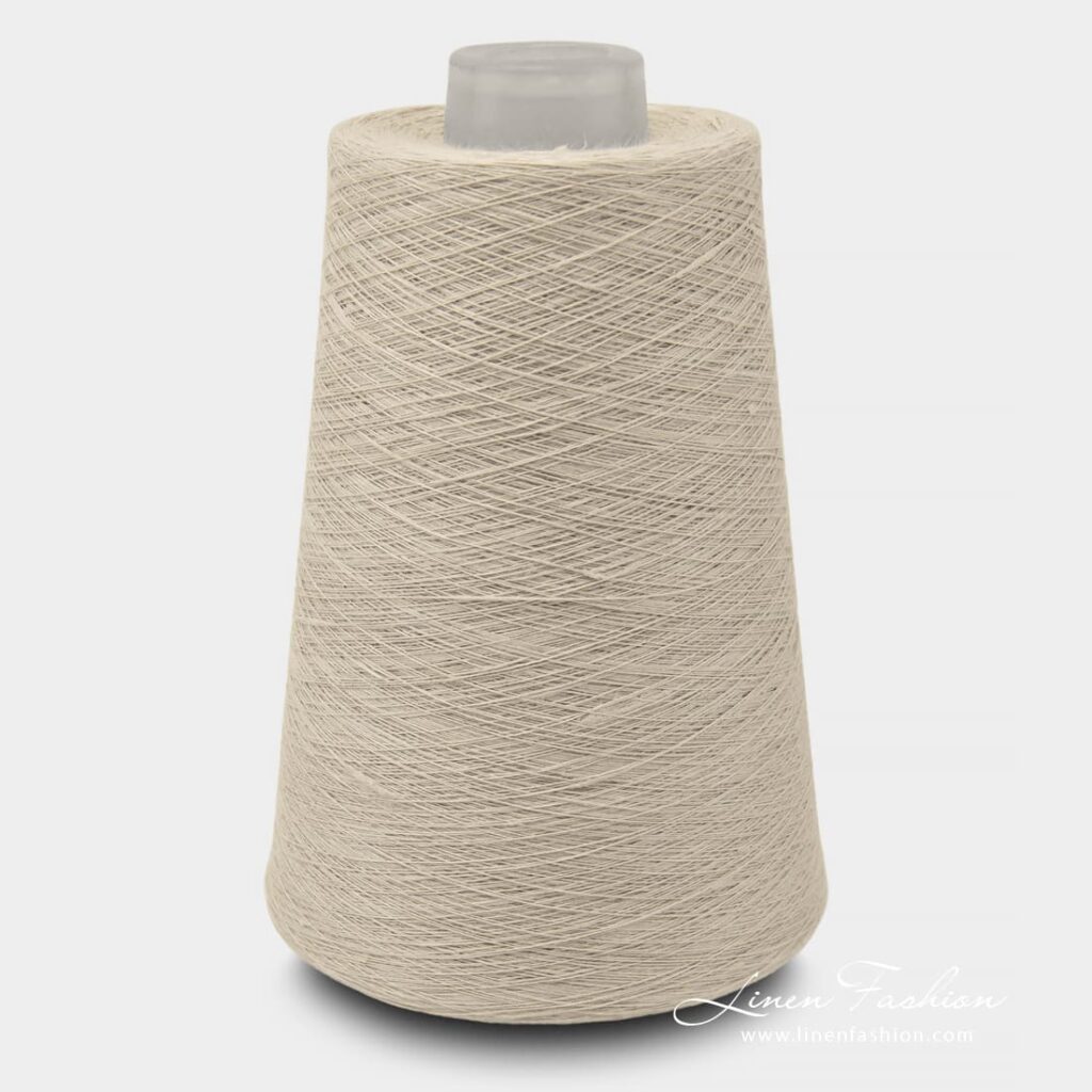 Linen Yarns In White Sand Color 11(26)