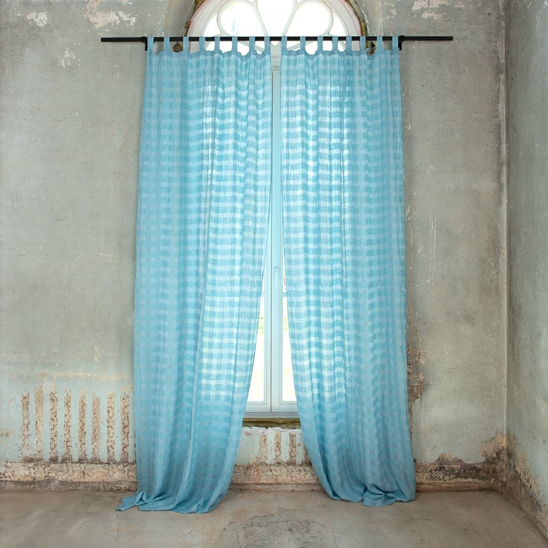 KORI Curtain light blue
