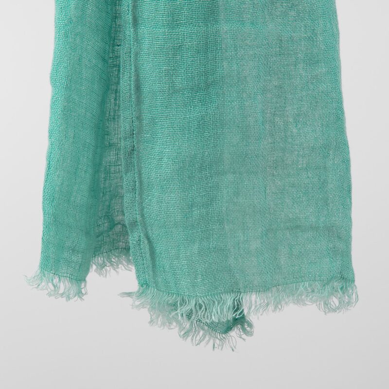 Shawl aquamarine, lightweight