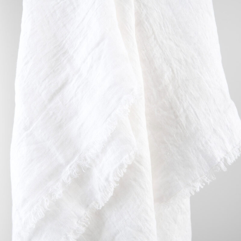 KORI Scarf white, linen scarf