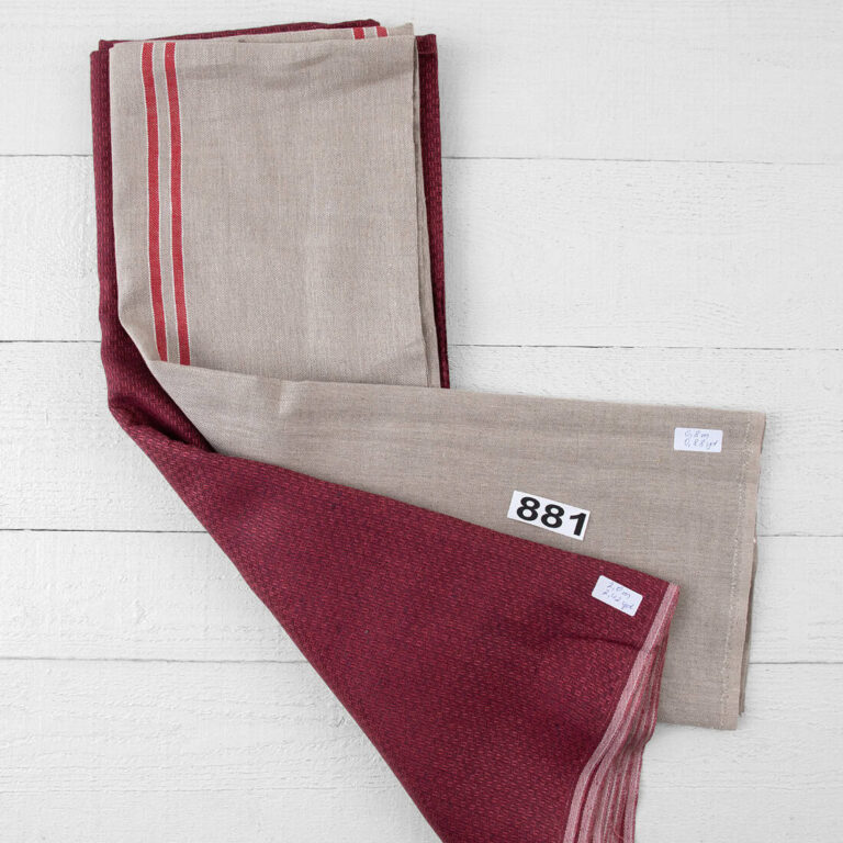Linen Fabric Cuts, Set No. 881