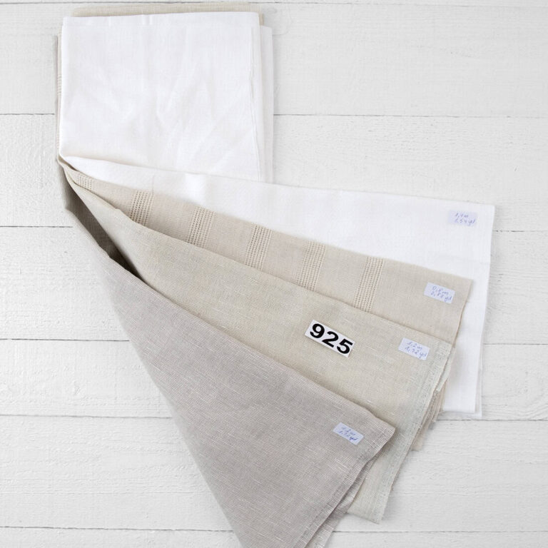 Linen Cotton Fabric Cuts, Set No. 925