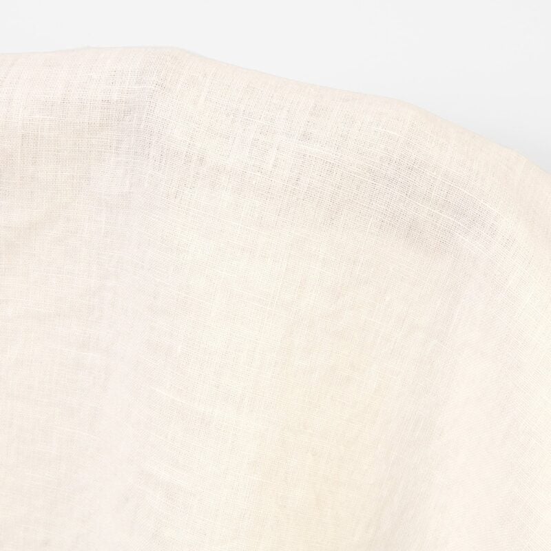 Linen fabric plain vanilla, washed, pure linen fabric
