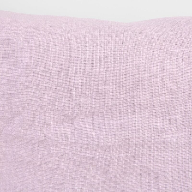 Linen fabric cool muted pink, washed, 145cm width